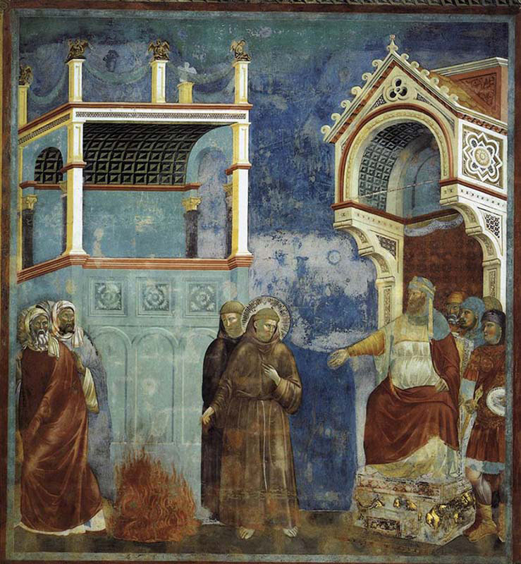 Eleven-Saint Francis Before the Sultan-Trial by Fire 